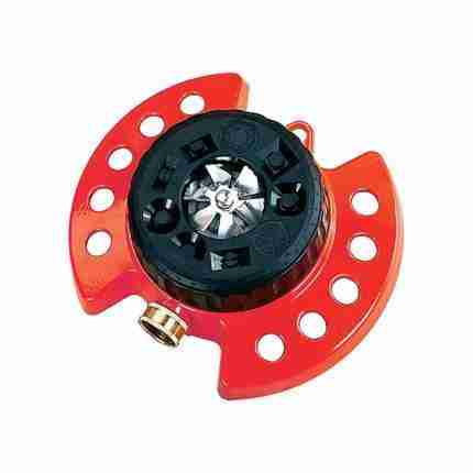 Dramm 15024 Colorstorm 9-Pattern Turret Sprinkler with Heavy-Duty Metal Base-1-v2